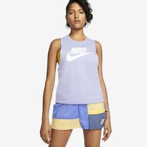 Nike Icon sleeveless muscle tee purple M